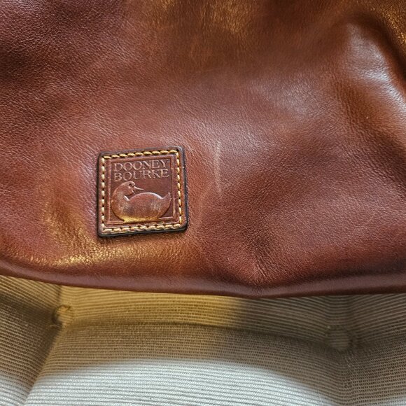 Dooney & Bourke Brown Florentine Vacchetta Leather shoulder Bag - Picture 11 of 11